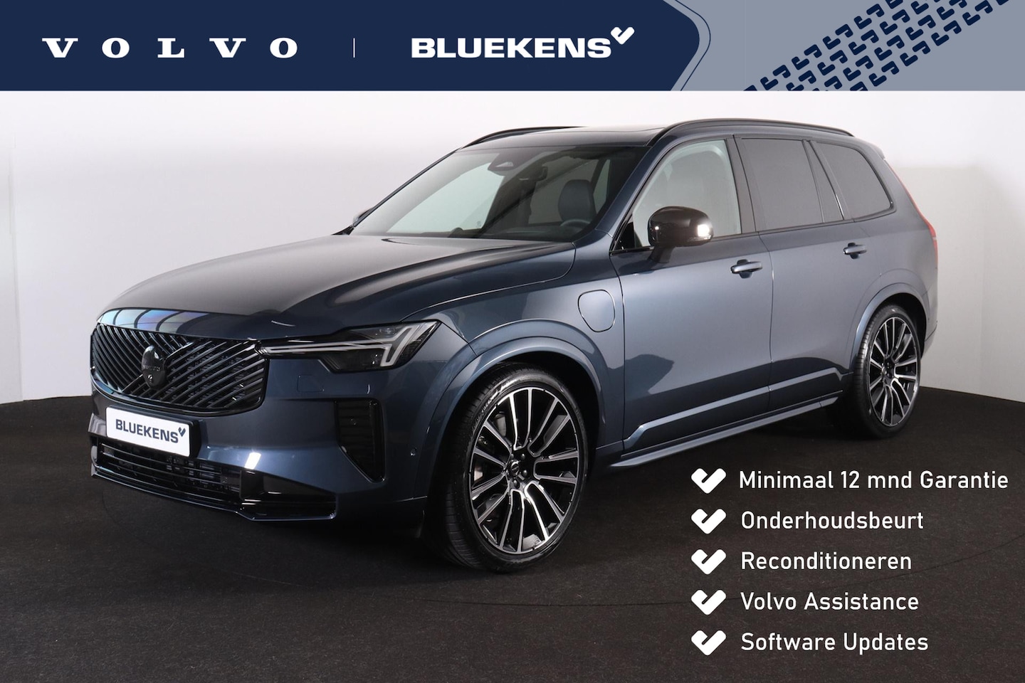 Volvo XC90 - T8 Recharge AWD Ultra Black Ed. Exec. - Luchtvering - Panorama/schuifdak - IntelliSafe Ass - AutoWereld.nl