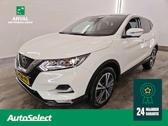 Nissan Qashqai - 1.3 DIG-T 160pk Automaat N-Connecta | Trekhaak | Half Leder/Stof | Stoelverwarming | 360 C