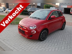 Fiat 500e - La Prima 42 kWh Pano-Clima-Cruise-Led-Navi-Leder-Camera-JBL 6.000 KM SOH 97, 6 % BTW Auto