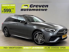 Mercedes-Benz C-klasse - 300 e AMG | Pano | Virtual | Sfeer | 360° | Burmester | Trekhaak | Memory | Carplay | NAP