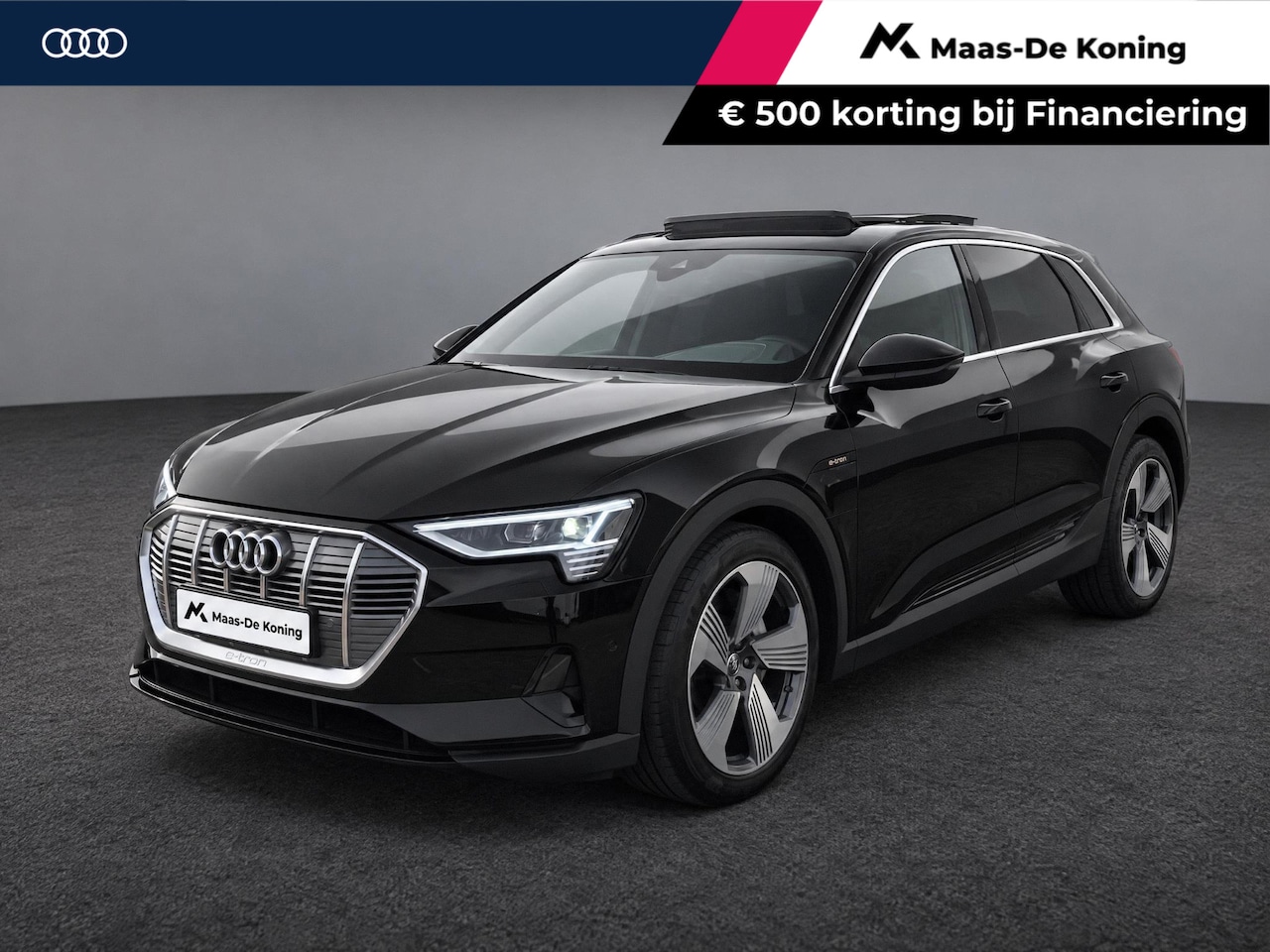 Audi e-tron - 55 quattro edition 300kW/408PK 95 kWh · Panoramadak · Trekhaak · Stoelverwarming · - AutoWereld.nl