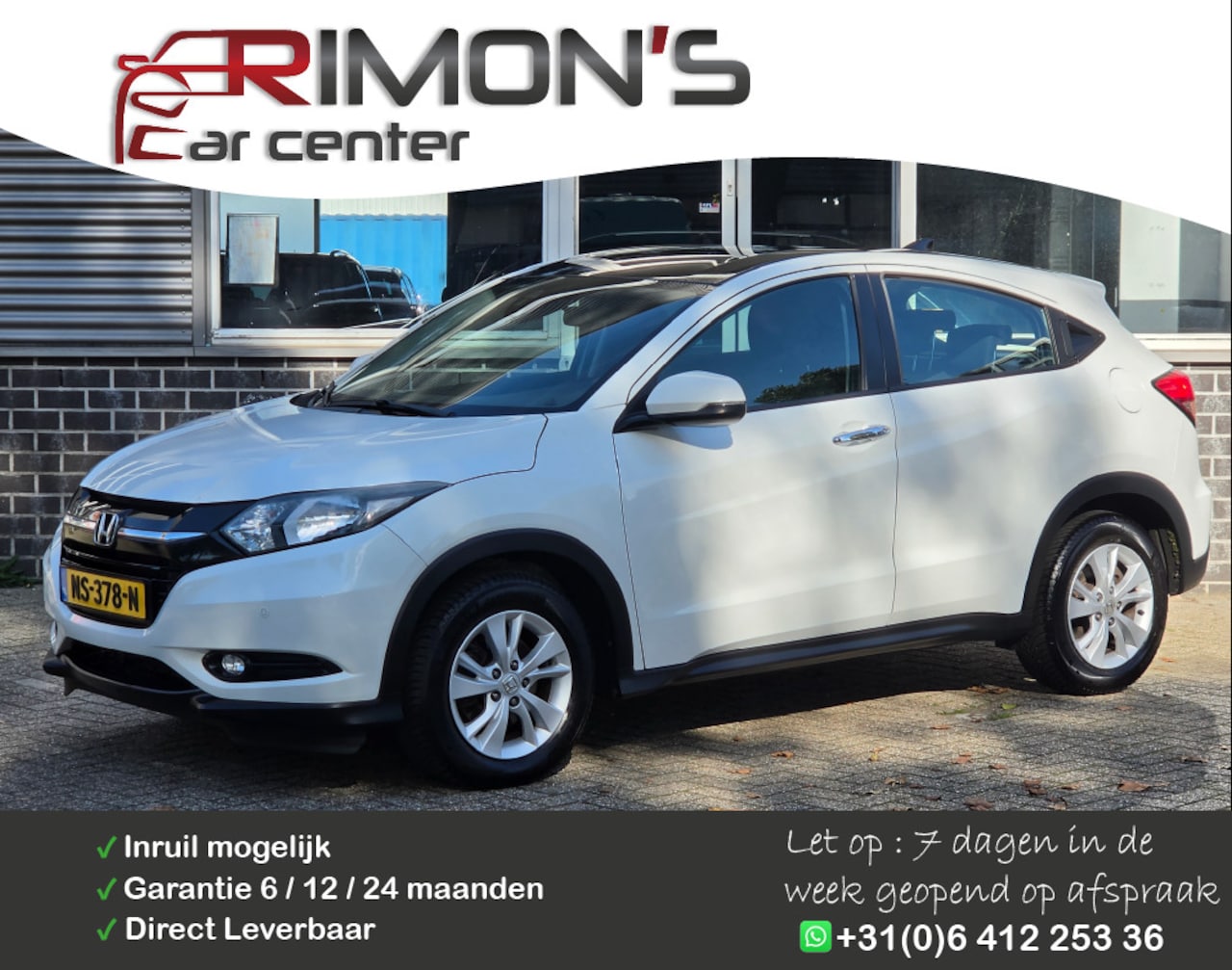 Honda HR-V - 1.5 i-VTEC Elegance Automaat 12 M Garantie Navi Trekhaak - AutoWereld.nl