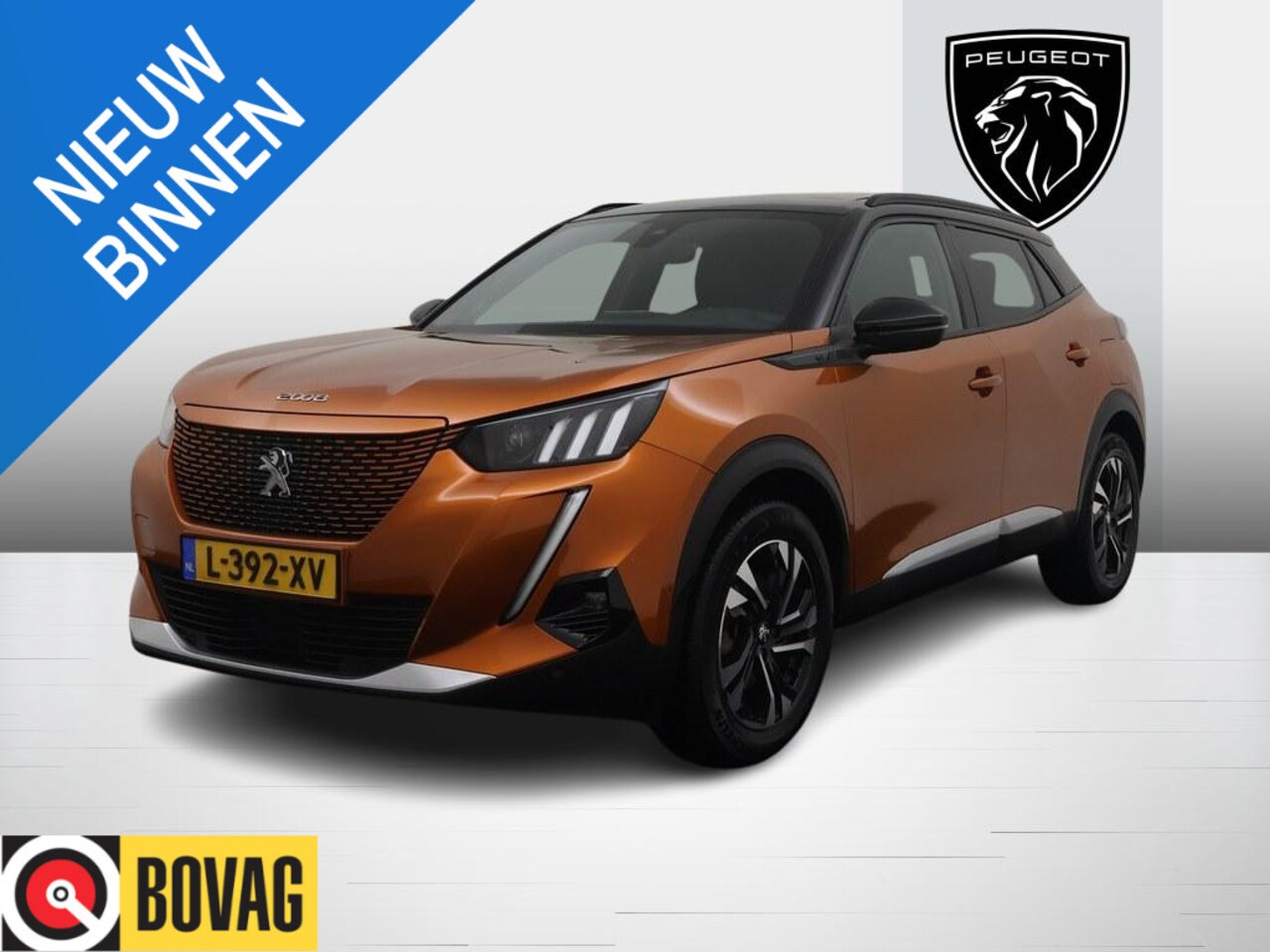 Peugeot e-2008 - EV GT 50 kWh Pano/Led/Nav/Camera/Vc/H.Leder/Ecc/ Keyless/CarPlay - AutoWereld.nl