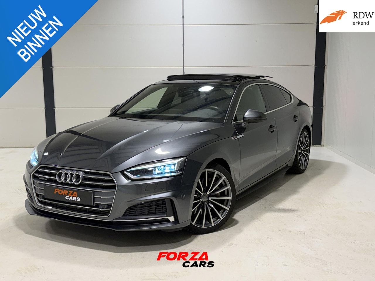 Audi A5 Sportback - 45 TFSI quattro Sport S-line Black Edition 45 TFSI quattro Sport S-line black edition - AutoWereld.nl