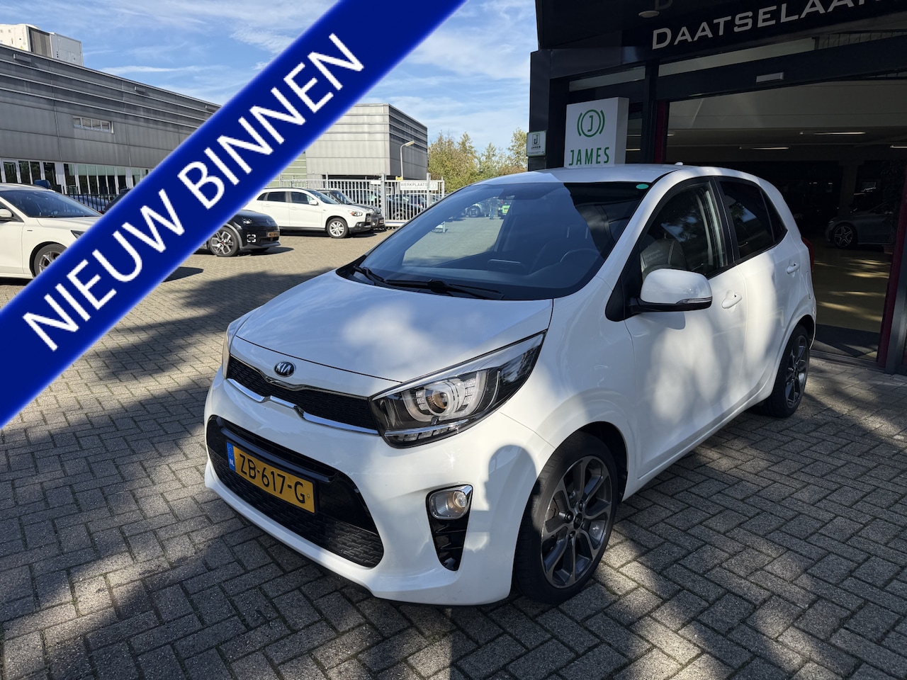 Kia Picanto - 1.0 CVVT Design Edition Leer Camera Navi - AutoWereld.nl