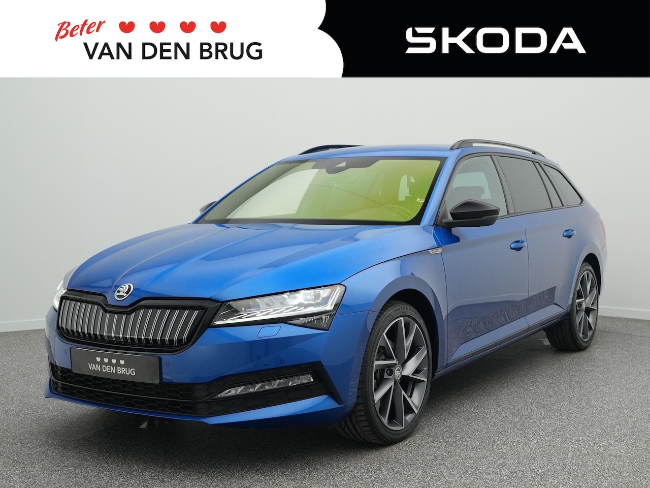 Skoda Superb Combi - 1.4 TSI 218pk iV Sportline Business | Trekhaak | Elektr. stoelen incl. geheugen | Dynamic - AutoWereld.nl