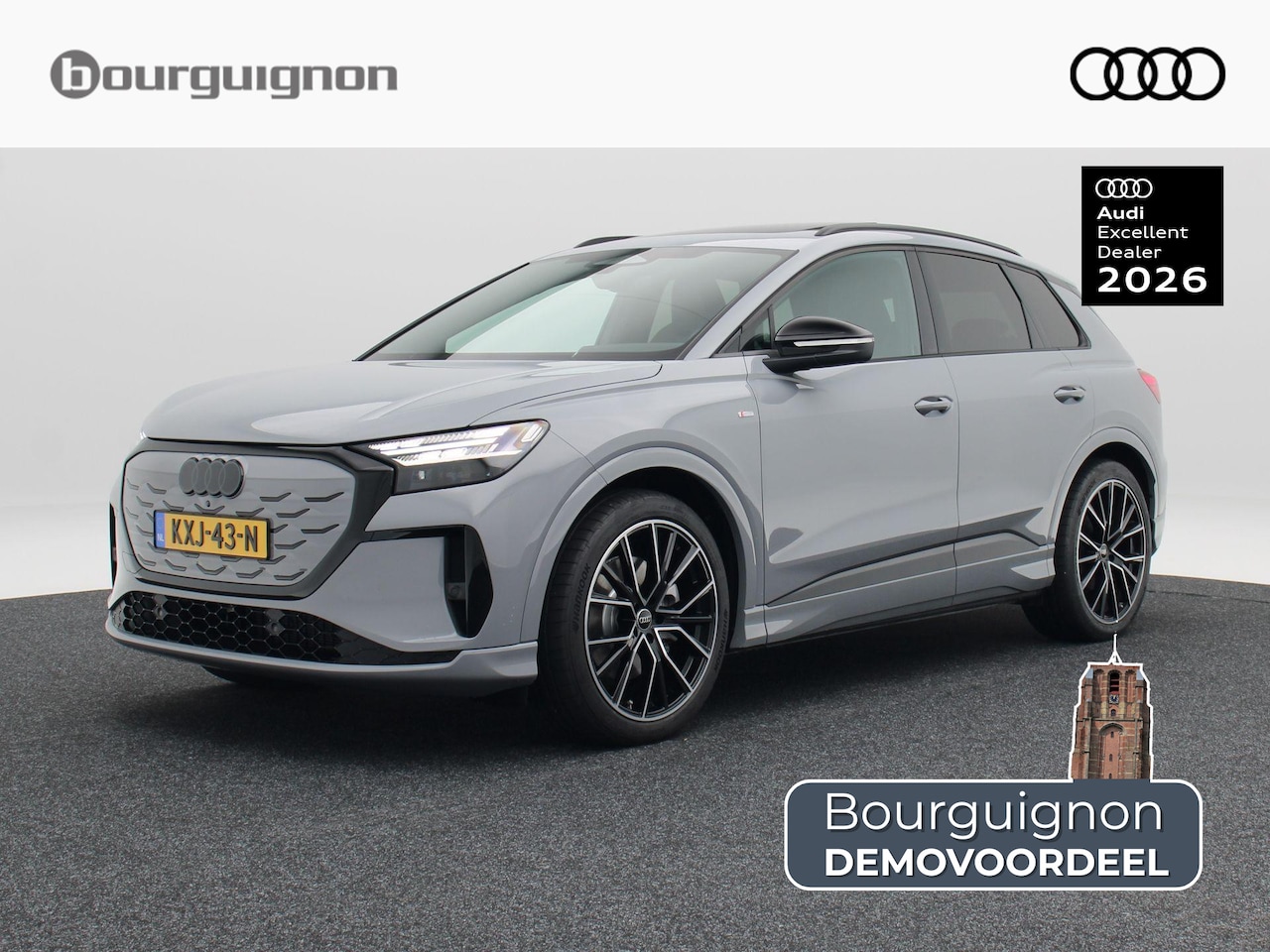 Audi Q4 e-tron - S edition performance 82 kWh | Privacy glas | 21 inch velgen | Panoramadak | Zwart optiek - AutoWereld.nl