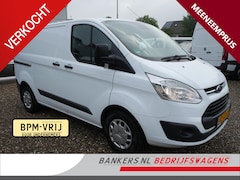 Ford Transit Custom - 2.0 TDCI 130PK L1 Airco Camera Trekhaak Geen garantie, zo meenemen