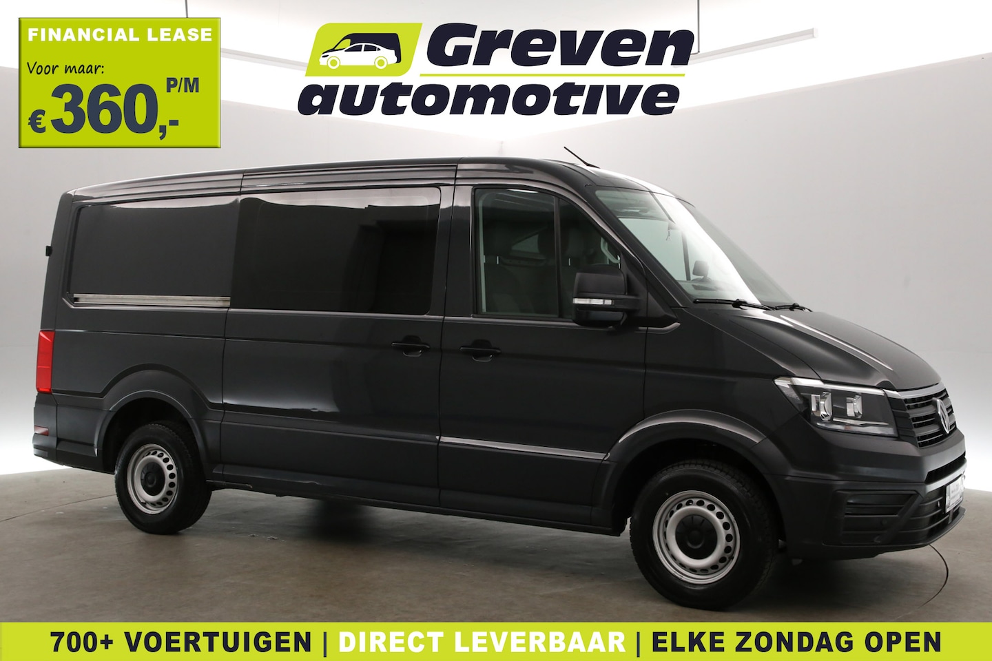 Volkswagen Crafter - 2.0 TDI 140PK L3H2 | Airco | Navigatie | Parkeersens. | Schuifdeur - AutoWereld.nl