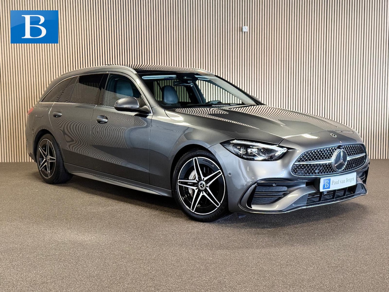 Mercedes-Benz C-klasse Estate - 220D AMG STYLING-PANORAMA-CAMERA-TREKHAAK-DODEHOEK-COMPLEET - AutoWereld.nl