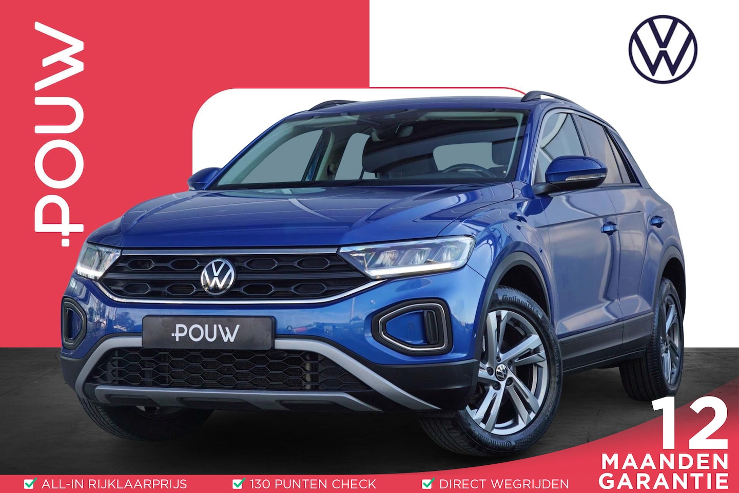 Volkswagen T-Roc - 1.0 TSI 110pk Life | Achteruitrijcamera | Navigatie | Apple Carplay & Android Auto - AutoWereld.nl