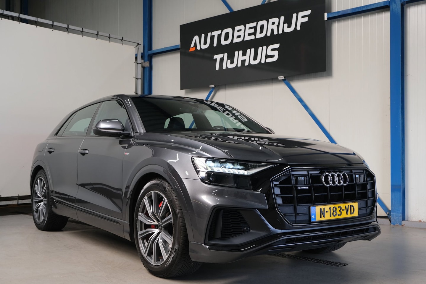 Audi Q8 - 55 TFSI e quattro Pro Line S 2X S-Line - Airco, Cruise, Navi, Luchtvering, Carplay, PDC, T - AutoWereld.nl