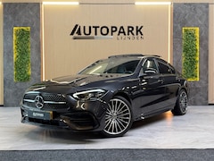 Mercedes-Benz C-klasse - 300 e AMG LINE |PANO|FABRIEKSGARANTIE|SFEERVERLICHTING|GLASCOATING|CARPLAY|DEALER ONDERHOU