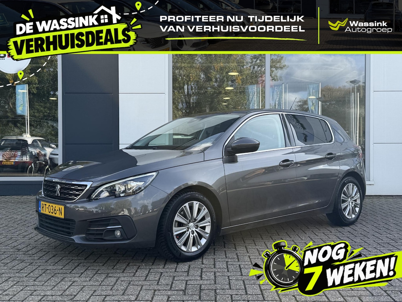 Peugeot 308 - 1.2 Allure 130pk AUTOMAAT Trekhaak | Navigatie | Panoramadak | Parkeer hulp | Bluetooth | - AutoWereld.nl