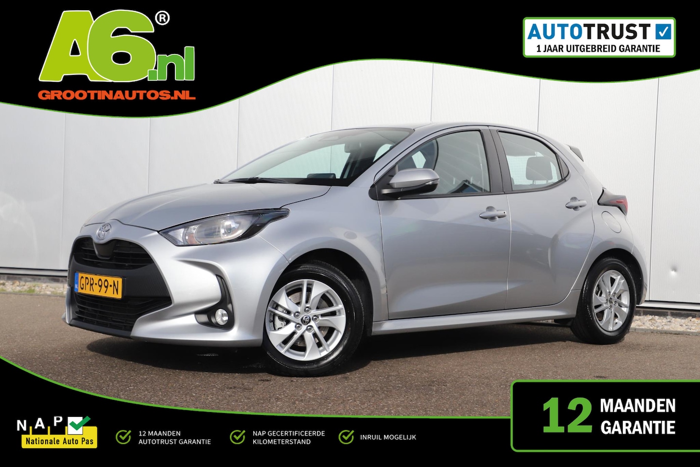 Toyota Yaris - 1.5 Hybrid 115 Active Automaat LMV Navigatie Achteruitrijcamera Carplay Android Climate Cr - AutoWereld.nl