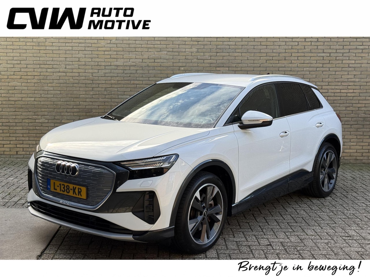 Audi Q4 e-tron - 40 Launch edition Advanced 77 kWh | SOH 94% | Warmtepomp | Matrix LED | Lederen bekleding - AutoWereld.nl