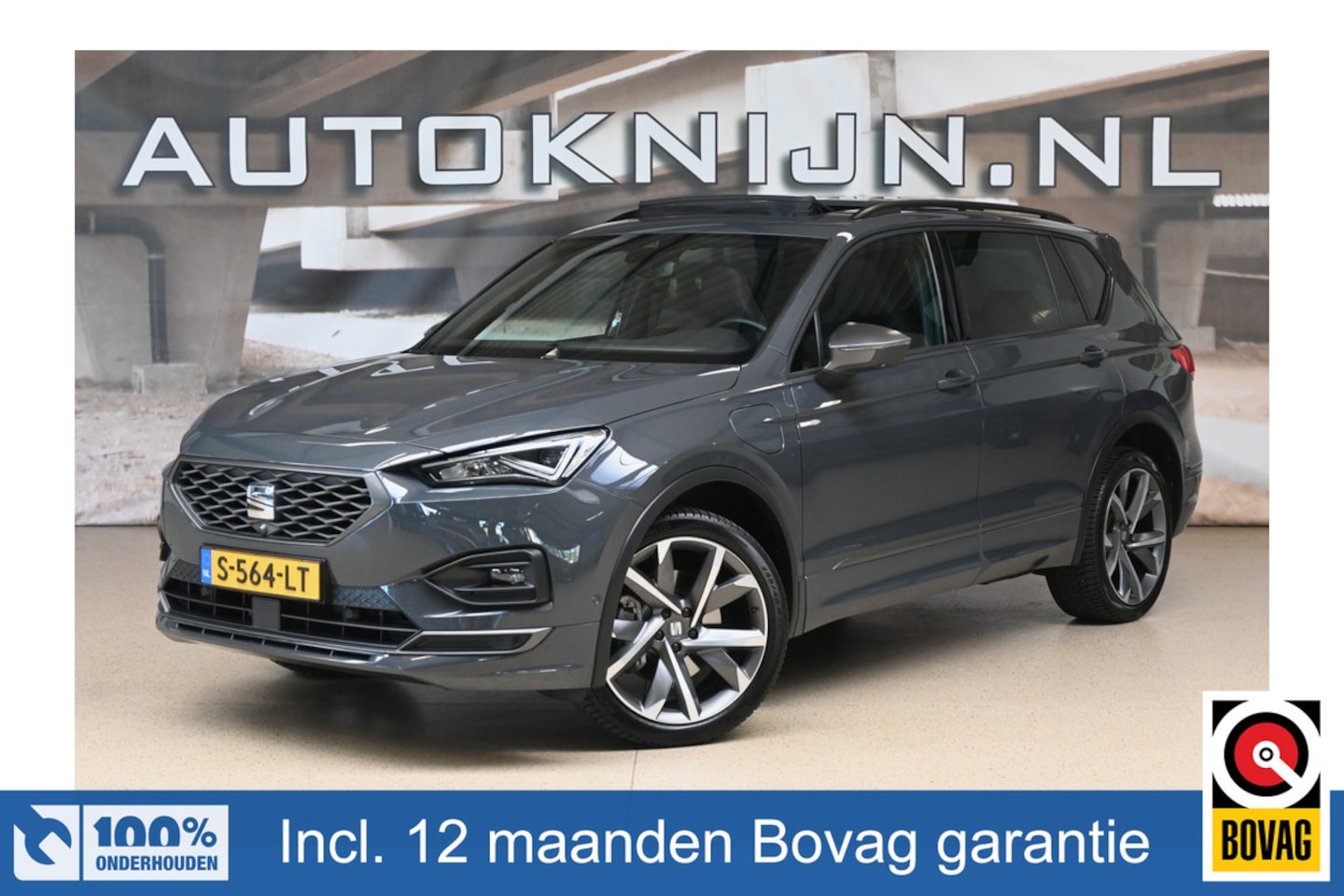 SEAT Tarraco - 1.4 TSI e-Hybrid PHEV FR Business Intense | 360° | Pano | Trekhaak | Memory | Elek. klep | - AutoWereld.nl