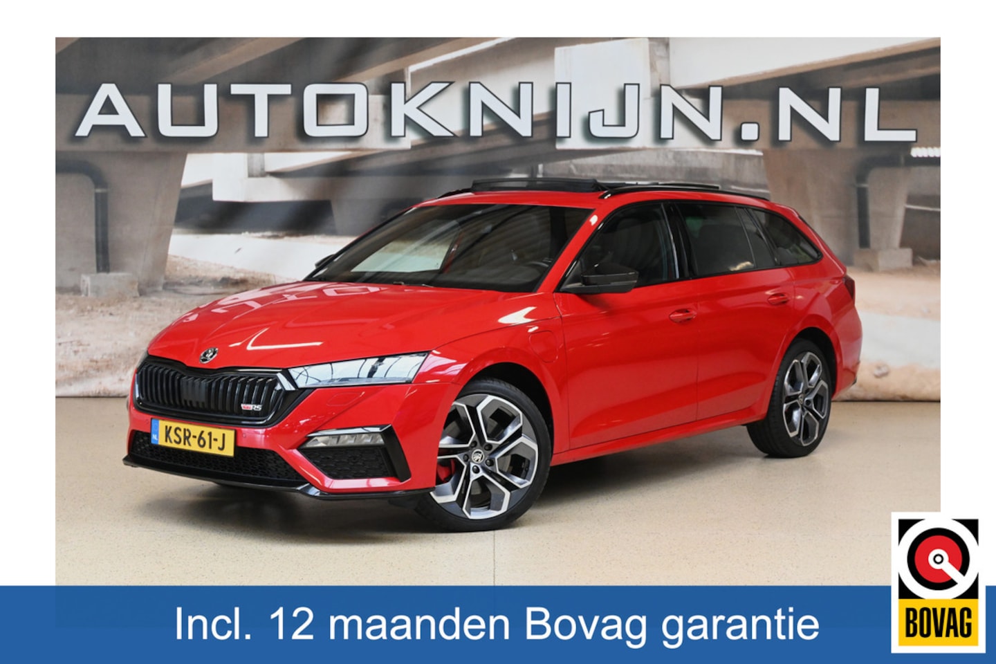 Skoda Octavia Combi - 1.4 TSI RS iV PHEV Business | Pano | Memory | HUD | Massage | 100% (Dealer) onderhouden la - AutoWereld.nl
