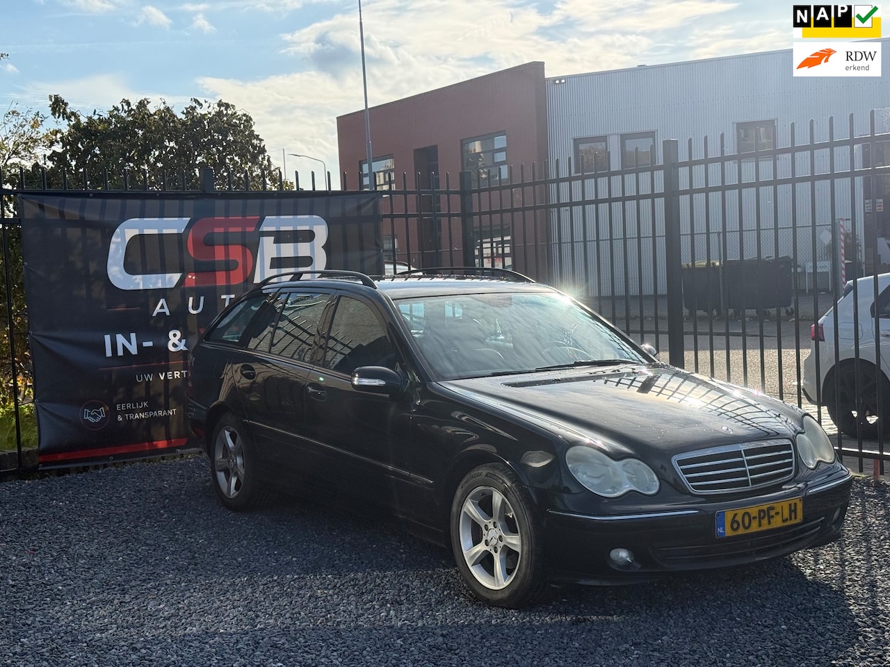 Mercedes-Benz C-klasse Combi - 180 K. Avantgarde AIRCO!AUTOMAAT!APK2027!KOOPJE! - AutoWereld.nl