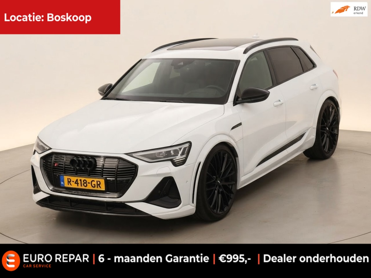 Audi e-tron - S quattro 95 kWh PANO-DAK NL-AUTO NAP! - AutoWereld.nl