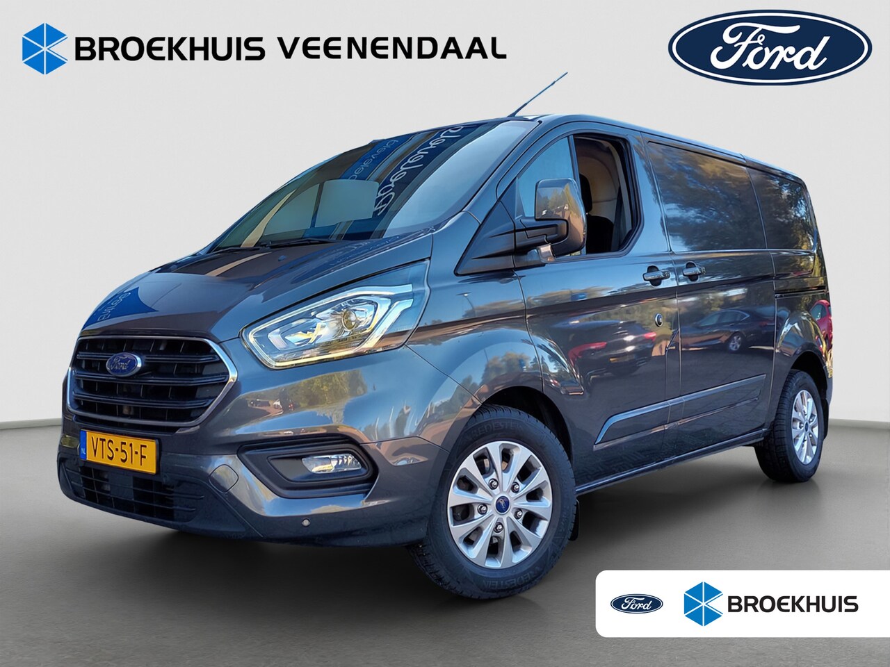 Ford Transit Custom - 320 2.0 TDCI L1H1 Limited | Trekhaak | Sortimo inrichting | Camera | Stoelverwarming - AutoWereld.nl