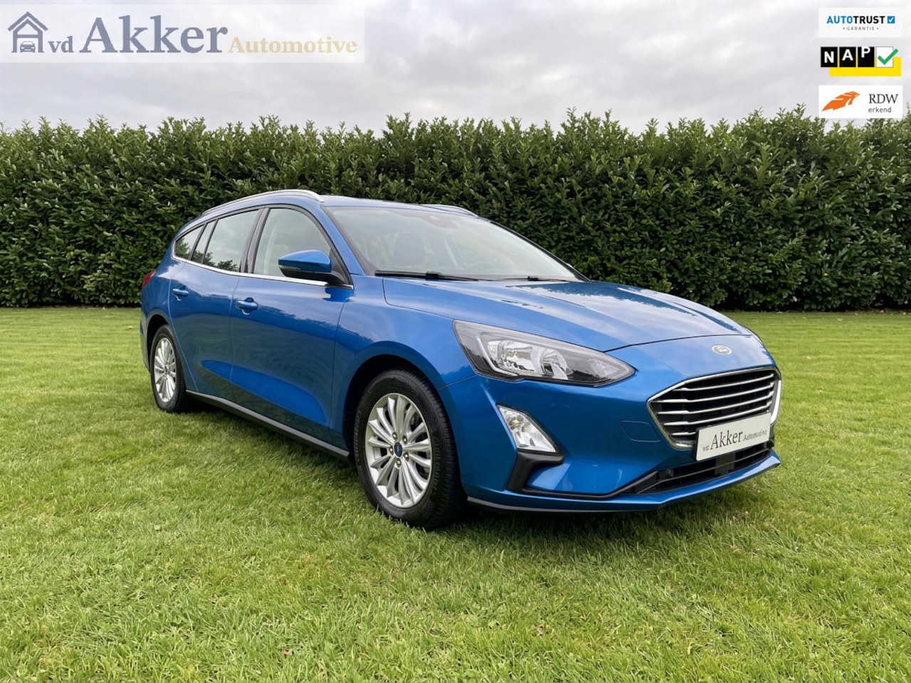 Ford Focus Wagon - 1.0 125pk EcoBoost Hybrid Titanium X Business I 1ste Eig I Dealer ond I Trekhaak I Camera - AutoWereld.nl