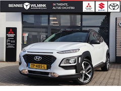 Hyundai Kona - 1.6 T-GDI Premium 4WD Automaat | Trekhaak | Carplay | Leder | Stuur en stoelverwarming