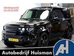 Land Rover Defender 110 - 5.0 P525 V8 GRIJS KENTEKEN PANORAMADAK + MERIDIAN SURROUND + MATRIX LED + BODYKIT + STOELV