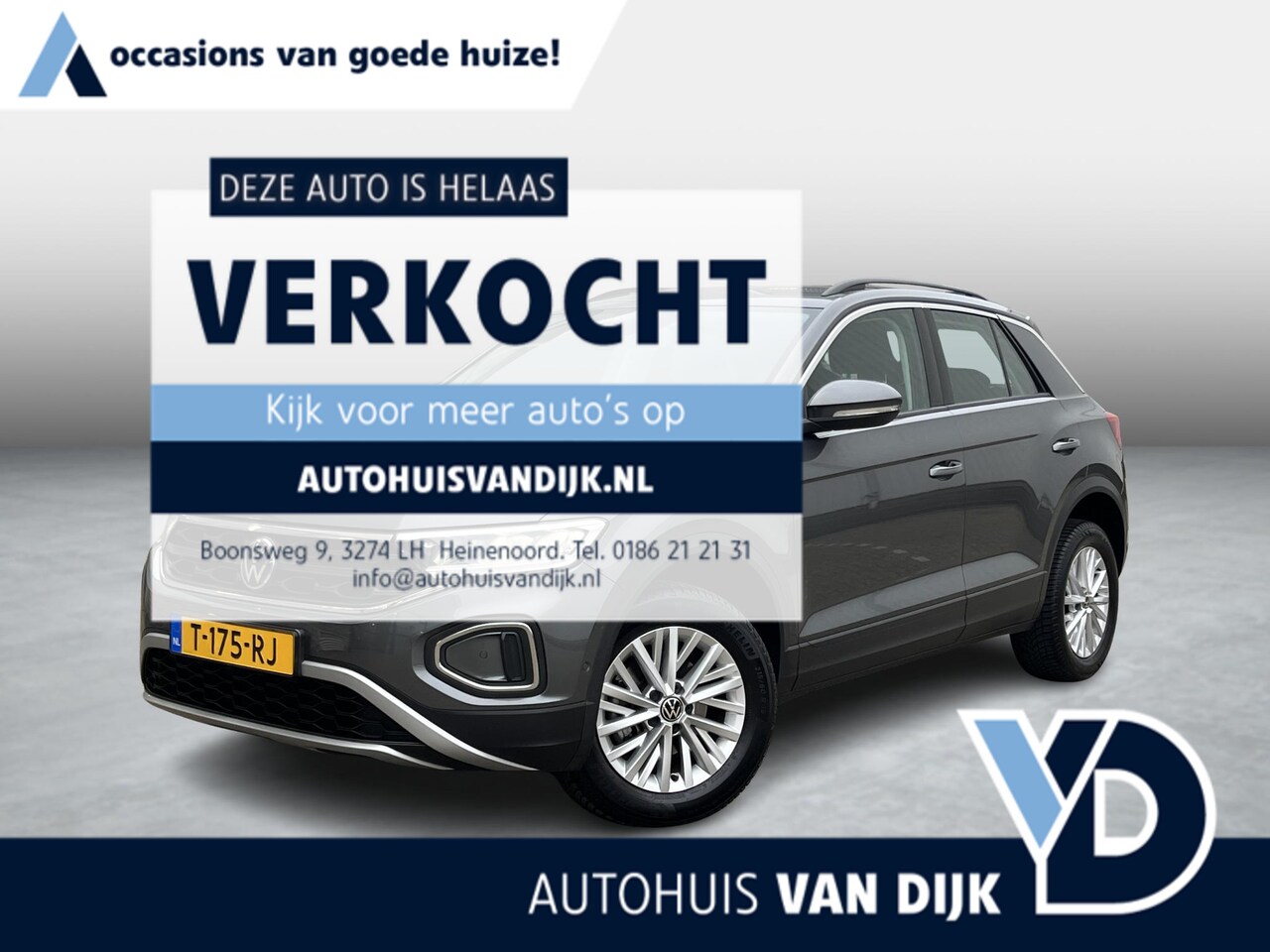 Volkswagen T-Roc - 1.0 TSI Life NL Auto/1e Eig./Navi/Airco/Adapt.Cruise/16"/Apple CarPlay-Android Auto - AutoWereld.nl