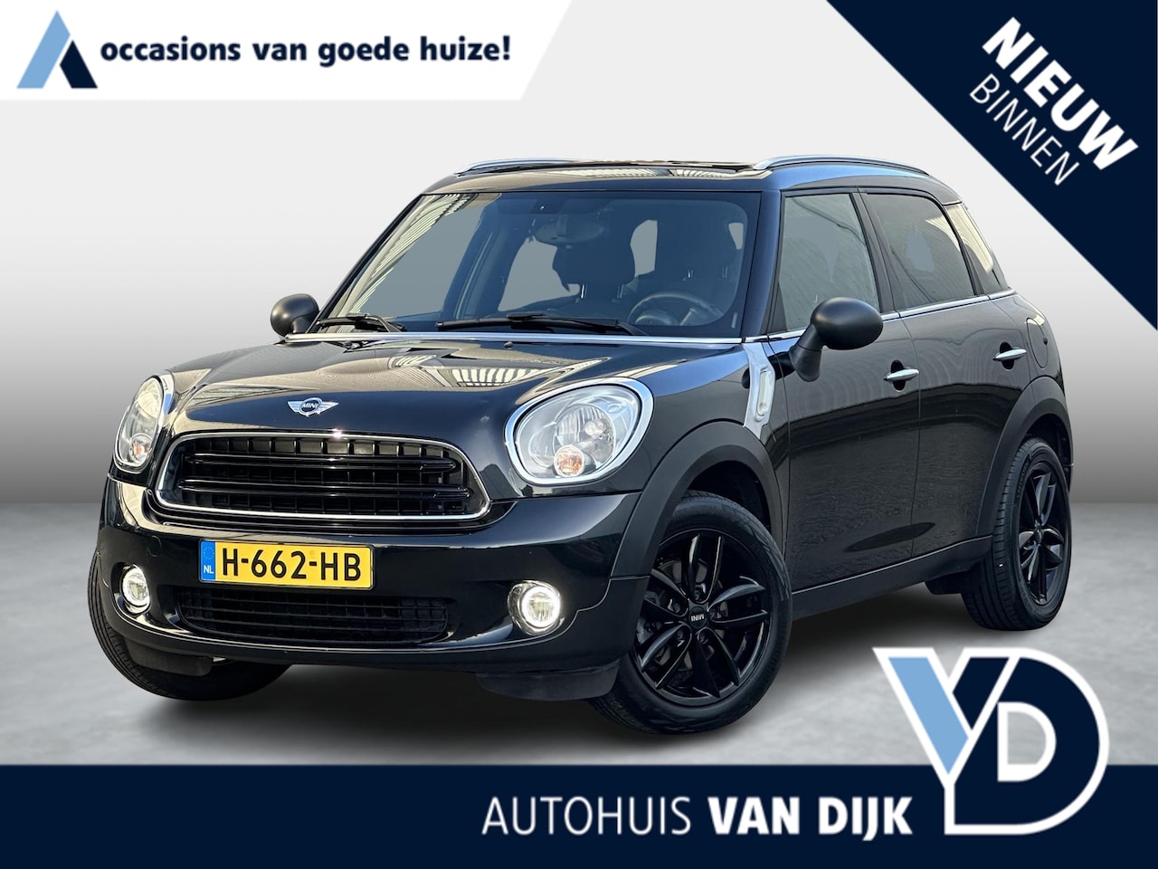 MINI Countryman - 1.6 One Chili | Cruise Control/Navi/Bluetooth/Stoelverwarming/Panorama dak - AutoWereld.nl