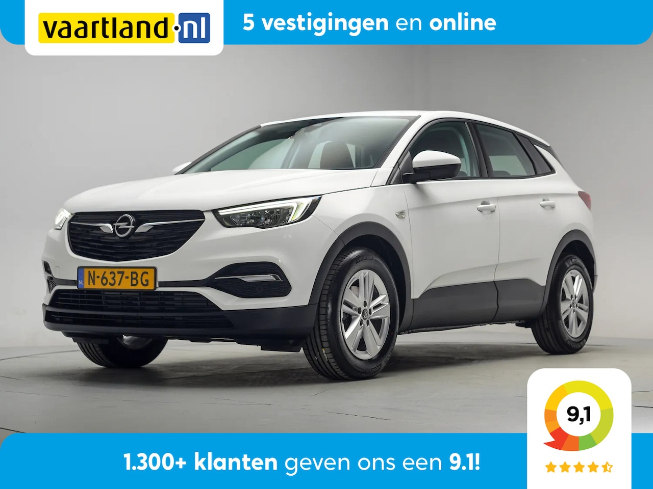 Opel Grandland X - 1.2 Turbo Edition Aut. [ Apple/Android Navi Camera ] - AutoWereld.nl