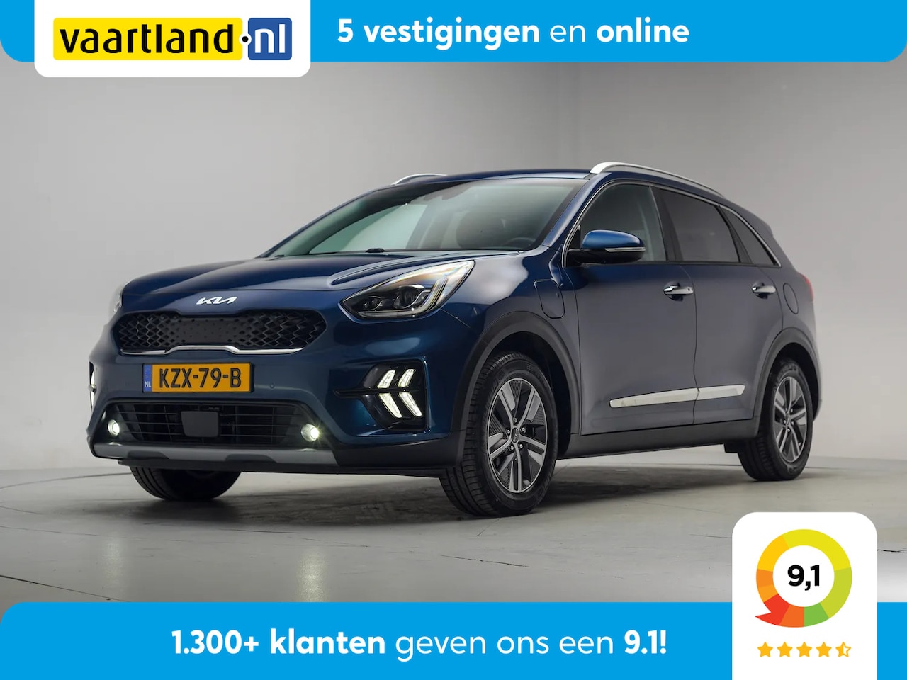 Kia Niro - 1.6 GDi PHEV ExecutiveLine [ LED Navi Leder Stoelventilatie ] - AutoWereld.nl