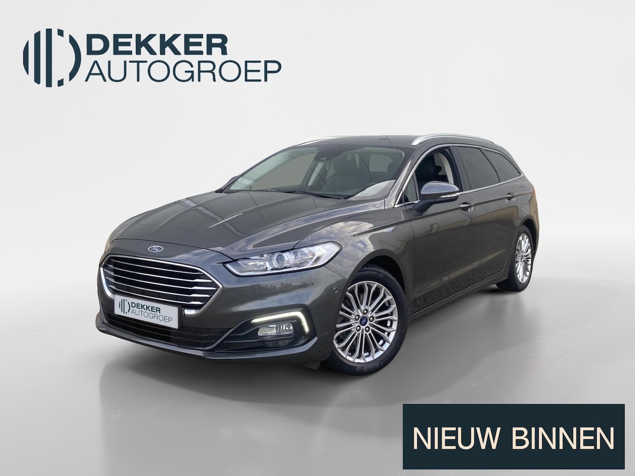 Ford Mondeo Wagon - 2.0 IVCT HEV 187 pk Titanium Wagon Trekhaak - Lederen bekleding - Elektrisch verstelbare v - AutoWereld.nl