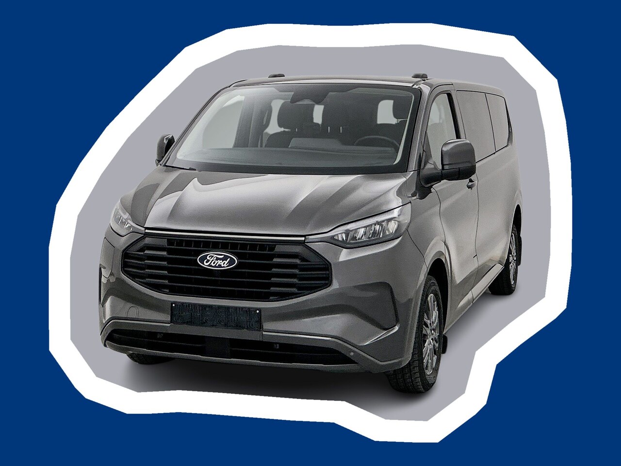 Ford Transit Custom - 320 2.5 PHEV L2H1 Limited 9-persoons Hybride Led incl BPM ex BTW Peronenvervoer - AutoWereld.nl