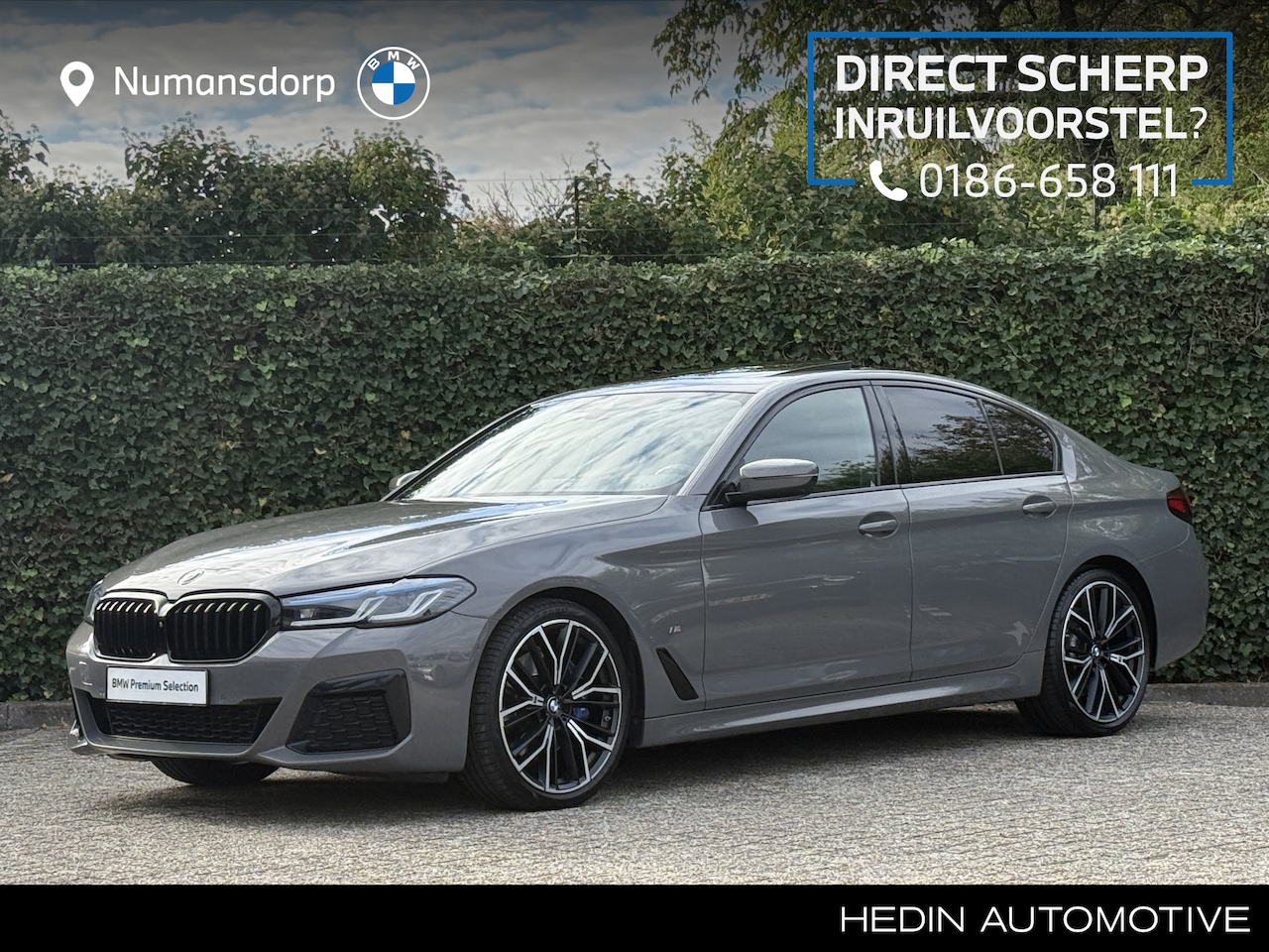 BMW 5-serie - 530i High Exe | M-Sport | 20" | Nappa Leder | Glazen Dak | Comfortzetels | 360 cam | HiFi - AutoWereld.nl