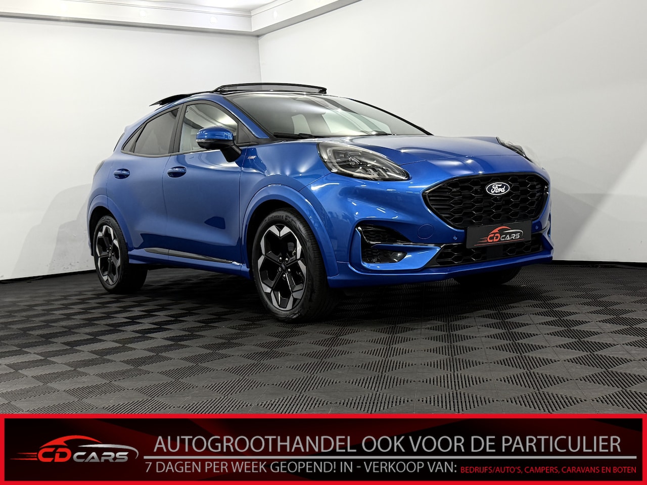 Ford Puma - 1.0 EcoBoost Hybrid ST-Line X Facelift Panoramadak, Camera, Winterpakket, Half leder, b&o - AutoWereld.nl