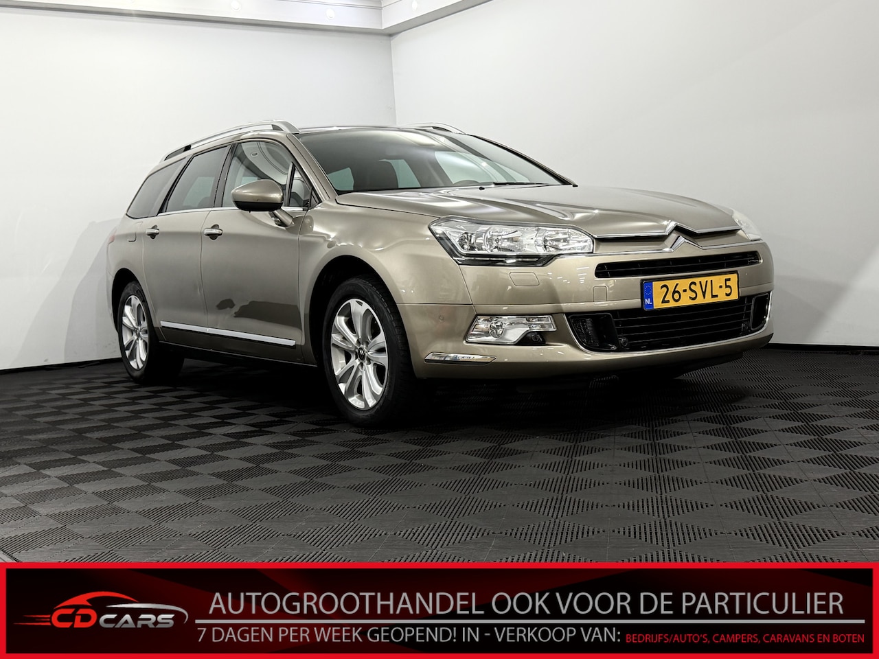 Citroën C5 Tourer - 1.6 VTi Business Parkeersensoren, Half leder, Navi, Clima, Cruise control, Lichtmetalen ve - AutoWereld.nl