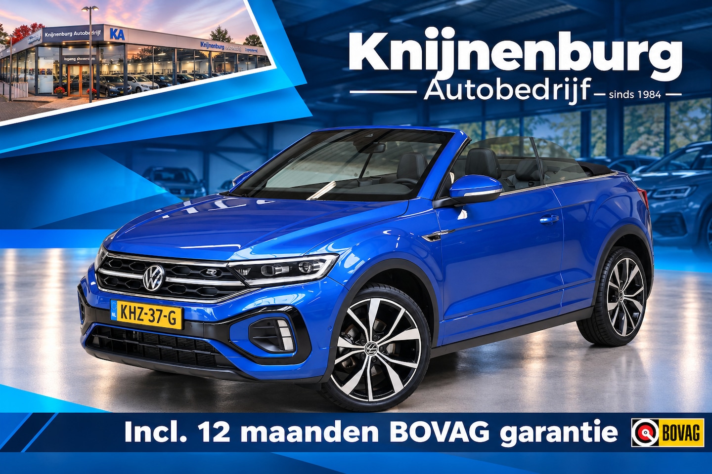 Volkswagen T-Roc Cabrio - 1.5 TSI 150 pk R-Line | IQ. Light | Beats | Keyless | Trekhaak | 100% (Dealer) onderhouden - AutoWereld.nl
