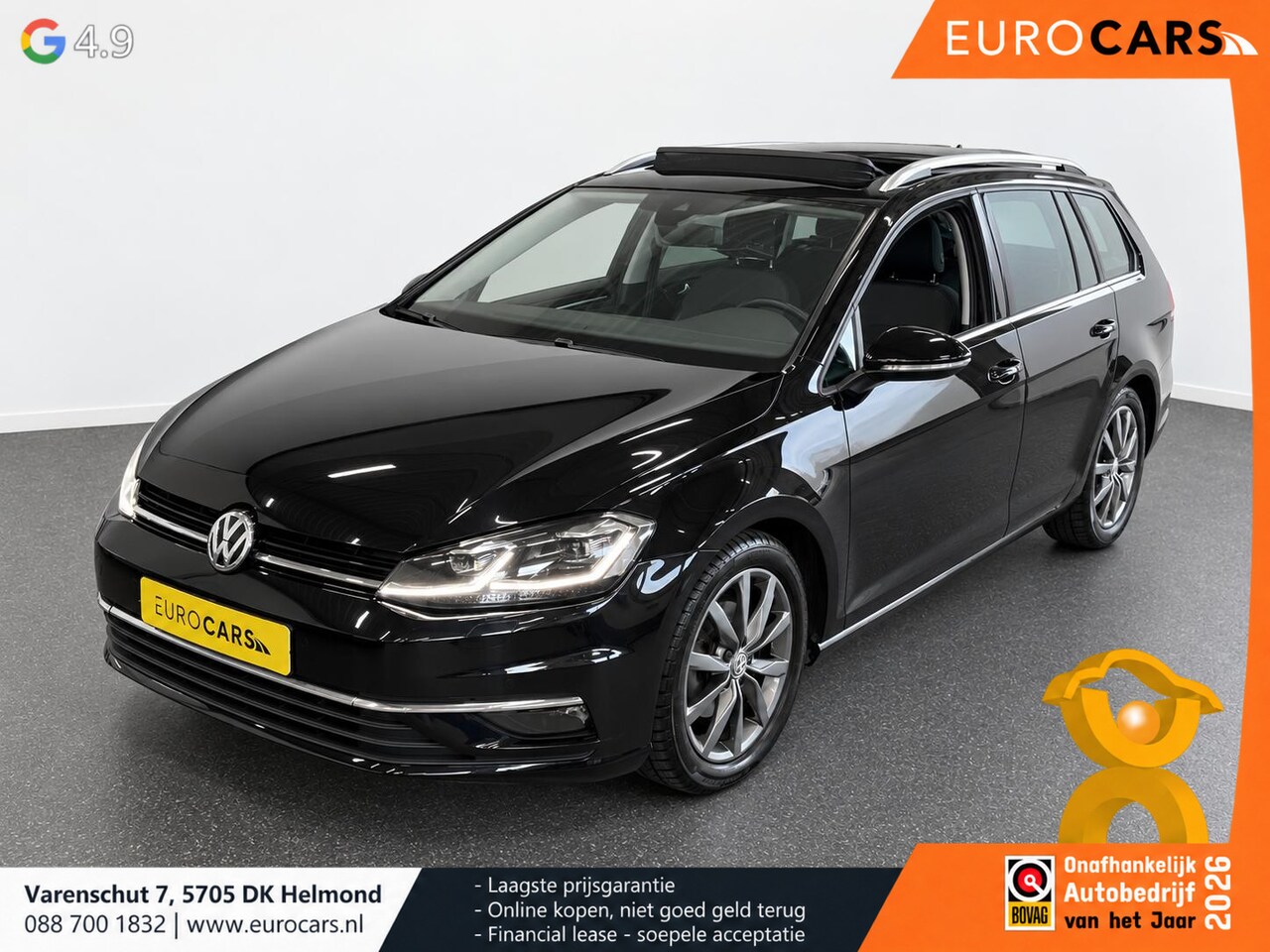 Volkswagen Golf Variant - 1.4 TSI Highline 150pk Automaat Panoramadak Trekhaak Navigatie Apple Carplay Android Auto - AutoWereld.nl