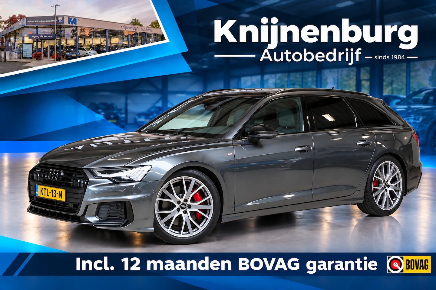 Audi A6 Avant - 55 TFSIe 367pk quattro S edition Competition | Memory | Pano | Matrix | 100% (Dealer) onde - AutoWereld.nl