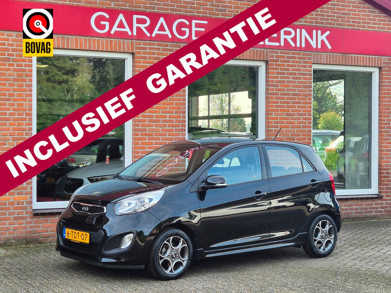 Kia Picanto - 1.2 CVVT ISG Plus Pack 86PK 5drs airco, eklektr.ramen, lmv, radio/cd - AutoWereld.nl