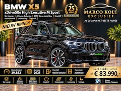 BMW X5 - xDrive50e High Executive M Sport | Sky Lounge | Achteras Besturing | Nieren Iconic Glow |