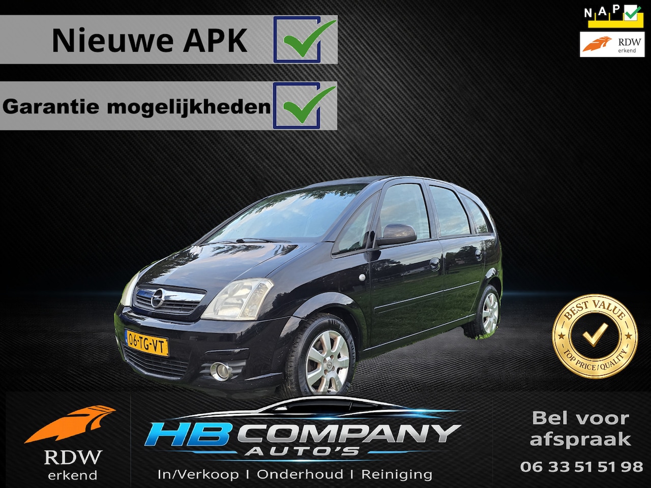 Opel Meriva - 1.6-16V Cosmo | Airco | APK 28-04-2027 | NAP - AutoWereld.nl