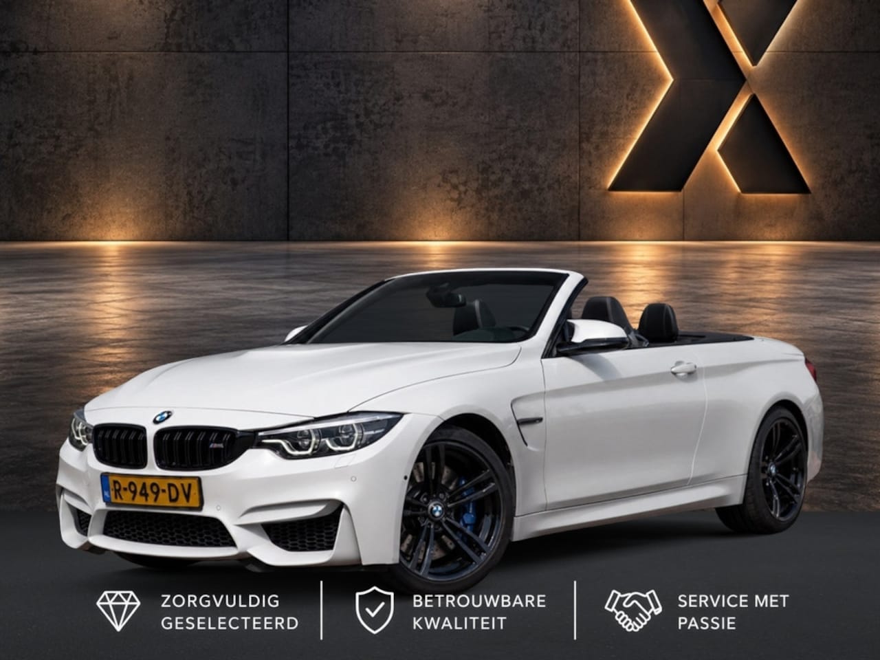 BMW 4-serie Cabrio - M4 | M-Performance uitlaat | H&K Surround | Adap M- onderstel | Hud Display | Nav Proff | - AutoWereld.nl
