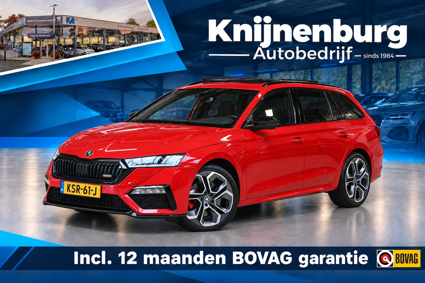 Skoda Octavia Combi - 1.4 TSI 245pk RS iV PHEV Business | Pano | Memory | HUD | Massage | 100% (Dealer) onderhou - AutoWereld.nl
