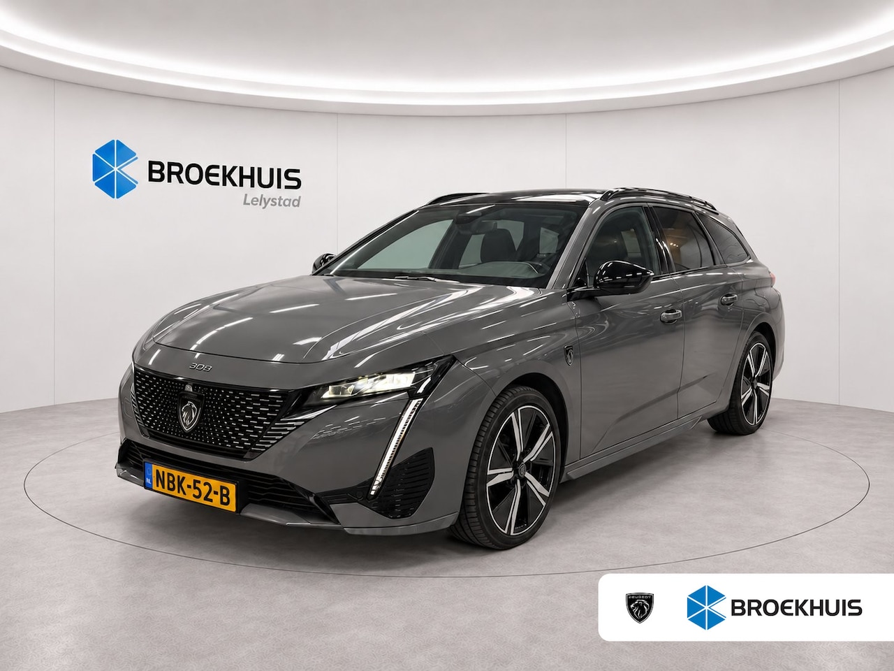 Peugeot 308 SW - 1.2 HYBRID 136PK GT PACK AUTOMAAT / NAVI / LEDER / CLIMA / PDC / 18" LMV / 360 CAMERA / K - AutoWereld.nl