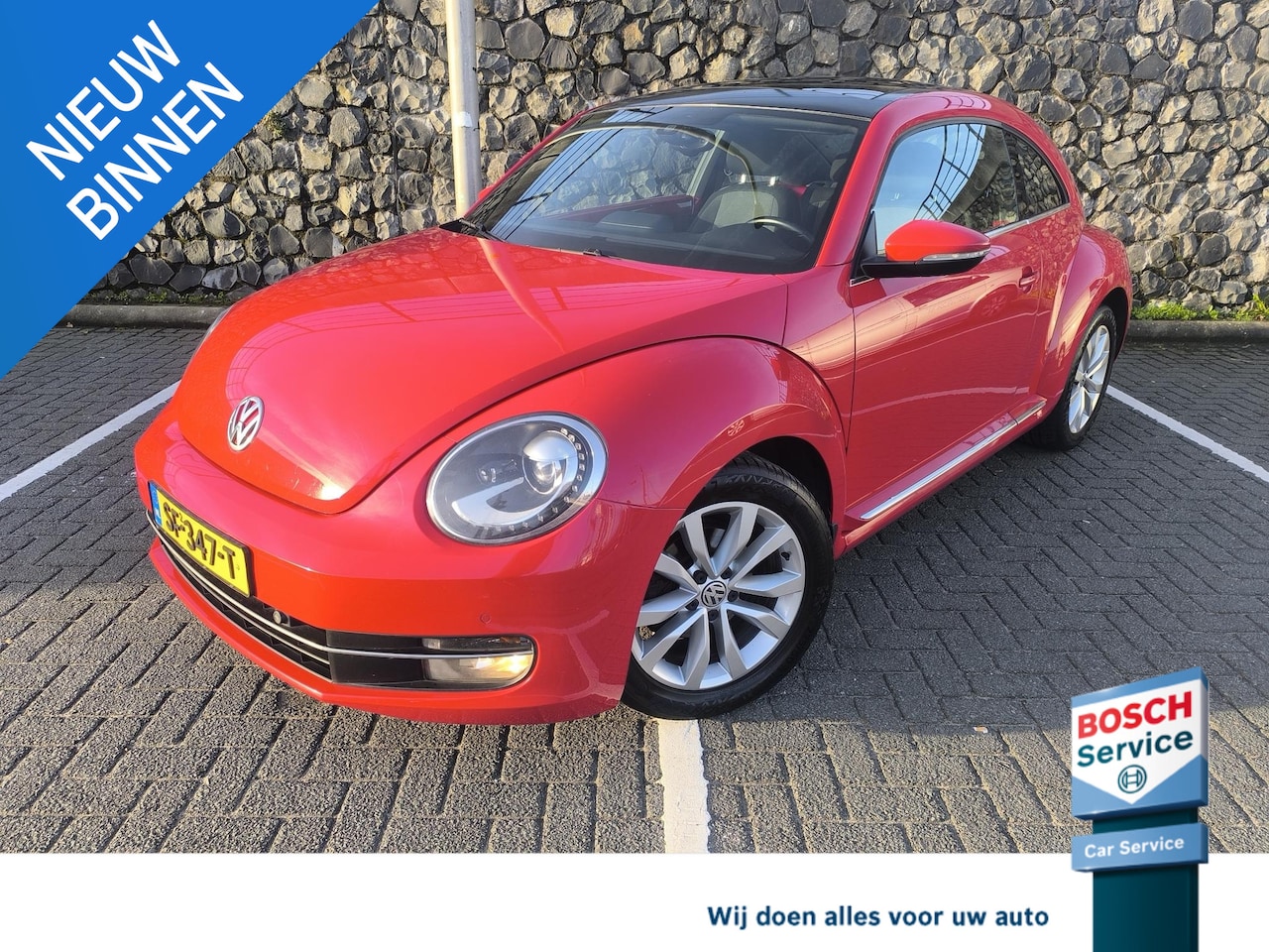 Volkswagen Beetle - 1.2 TSI Design Pano Dak,Stoel verwarming, Airco, park distance Xenon&led verlichting, crui - AutoWereld.nl