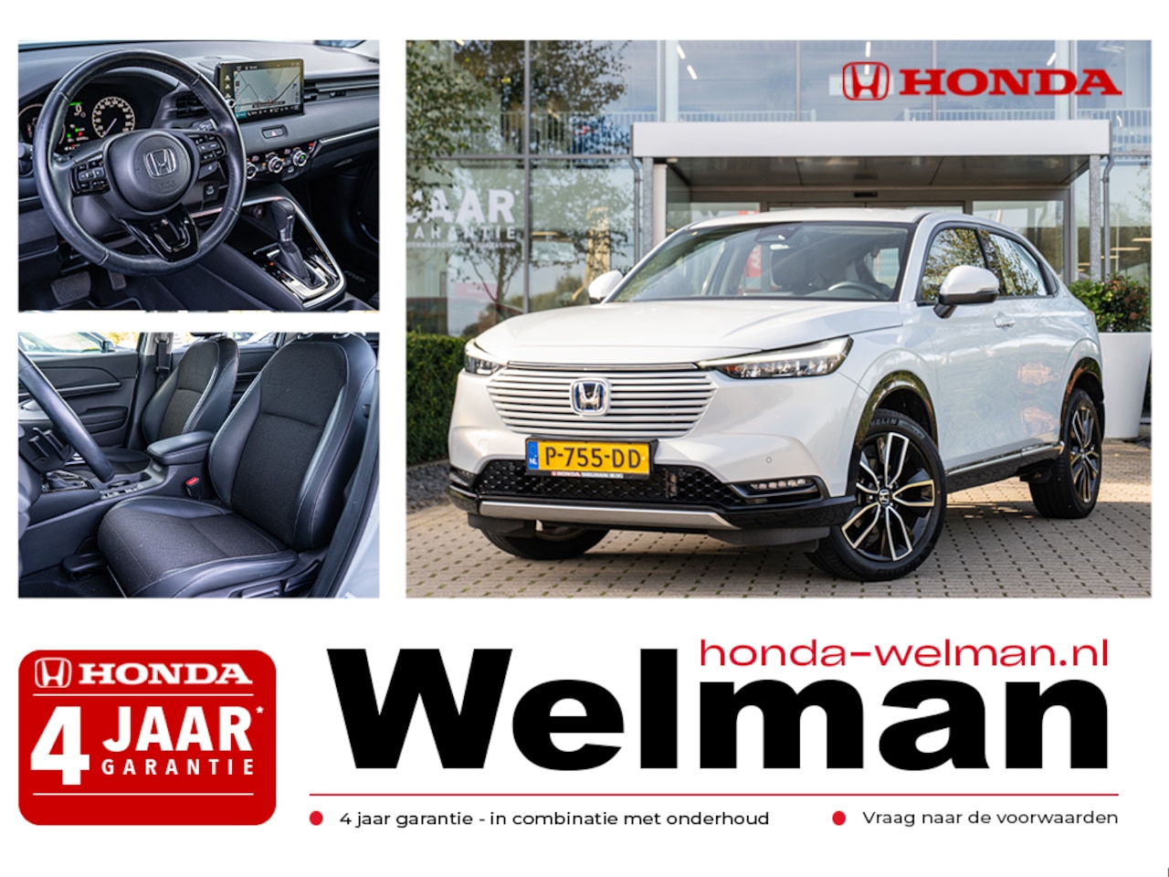 Honda HR-V - 1.5i e:HEV ADVANCE - FULL HYBRID - TREKHAAK - SPATLAPPEN - AutoWereld.nl
