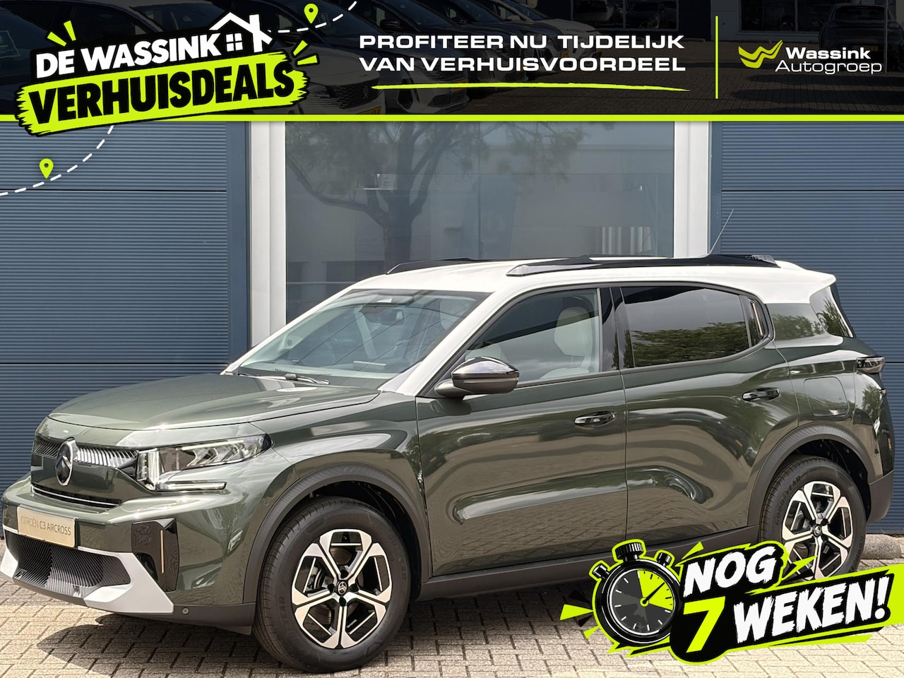 Citroën Ë-C3 Aircross - Max 113pk Extended Range 54 kWh | Climate Control | Navigatie | Apple Carplay & Android Au - AutoWereld.nl