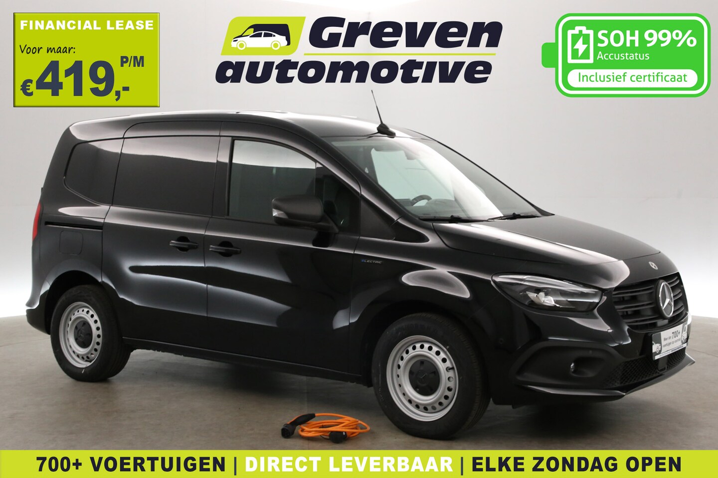 Mercedes-Benz eCitan - 112 45 kWh | Snelladen | SOH 99% | 1400kg Trekgew. | Clima | Camera | Cruise | Carplay - AutoWereld.nl
